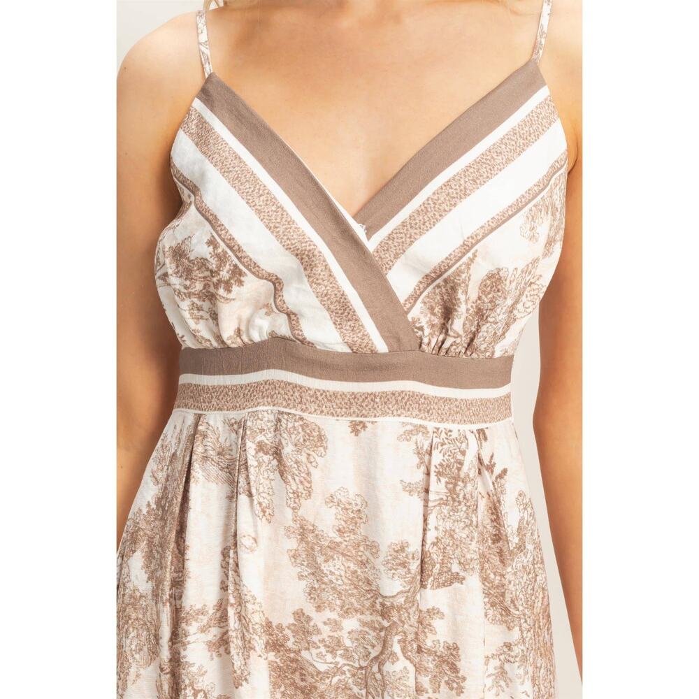 Vienna Toile Print Midi Dress - Picture 6 of 12